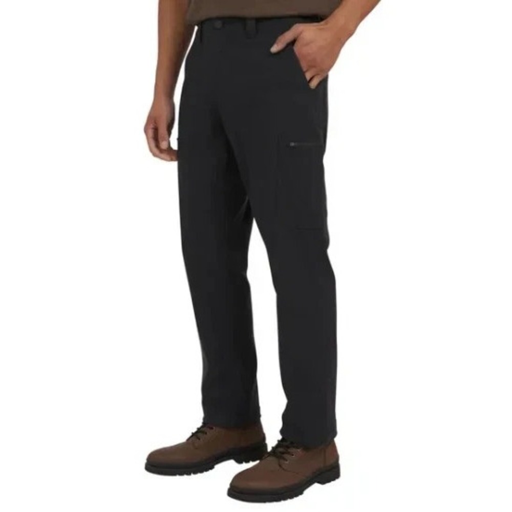 Wrangler Men's Regular Fit Tech Pants, Black, Size: 32x30, New
